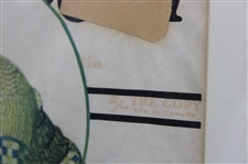 1928 The Saturday Evening Post Golf Themed Cover - September 8th - Framed