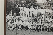 1934' Acushnet First Masters Augusta Invitational Field Photo Display - Framed