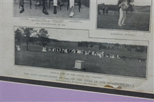 1899 US Amateur Championship at The Onwentsia Club Harper's Weekly Page - Framed
