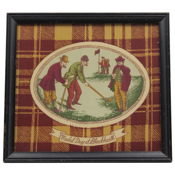 Medal Day at Blackheath Knitted Presentation Piece - Framed