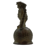 Dunlop Man Brass Golfer Bell - Made in England