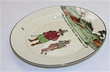 Royal Doulton Crombie 17th Century Pilgrim Golfers 'Give Losers To Speak And Winners To Laugh' Plate