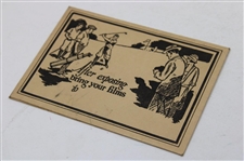 Golf Themed 'After Exposing Bring Your Films to' film Developing Order/Processing Envelope