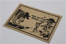 Golf Themed 'After Exposing Bring Your Films to' film Developing Order/Processing Envelope