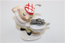 Ceramic 1962 Pre-Swing Golfer with Trophy Lighter - Amico Import - Japan