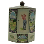 MacGregor Golf Themed Octagonal Tin Container with Lid - Employee Gift