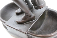Golf Caddy with Bag & Clubs Statue