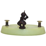 Cunningham Products Pre-Swing Male Golfer Statue Marble Pen Desk Set - New York