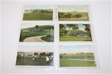 Eighty Four (84) Various Early 1900's Laminated Golf Themed Post Cards