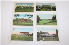 Eighty Four (84) Various Early 1900's Laminated Golf Themed Post Cards