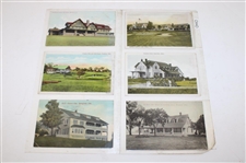 Eighty Four (84) Various Early 1900's Laminated Golf Themed Post Cards