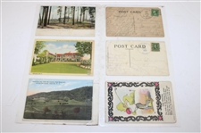 Eighty Four (84) Various Early 1900's Laminated Golf Themed Post Cards