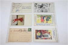 Seventy Eight (78) Various Early 1900's Laminated Golf Themed Post Cards