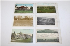 Seventy Eight (78) Various Early 1900's Laminated Golf Themed Post Cards