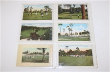 Seventy (72) Various Early 1900's Laminated Golf Themed Post Cards