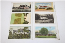 Seventy (70) Various Early 1900's Laminated Golf Themed Post Cards