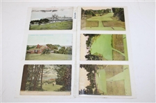 Eighty Eight (88) Various Early 1900's Laminated Golf Themed Post Cards