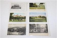 Eighty Eight (88) Various Early 1900's Laminated Golf Themed Post Cards