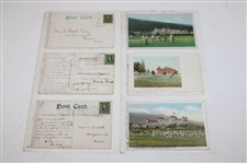 Eighty Eight (88) Various Early 1900's Laminated Golf Themed Post Cards