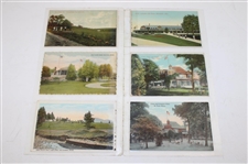 Eighty Eight (88) Various Early 1900's Laminated Golf Themed Post Cards