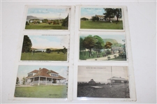 Eighty Nine (89) Various Early 1900's Laminated Golf Themed Post Cards