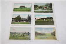 Eighty Nine (89) Various Early 1900's Laminated Golf Themed Post Cards