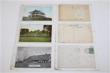 Eighty Nine (89) Various Early 1900's Laminated Golf Themed Post Cards