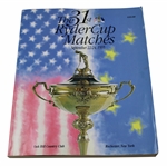 1995 Ryder Cup Matches Oak Hill Country Club Official Program