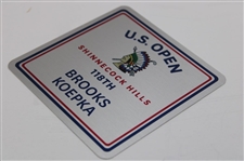 Brooks Koepka's 2018 US Open at Shinnecock Hills Lockeroom Locker Nameplate