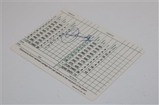 Seve Ballesteros Signed Augusta National GC Scorecard JSA ALOA