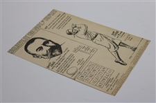 Two (2) Bobby Jones Original Newspaper Articles Featuring Post-Swing & Putting Drawings