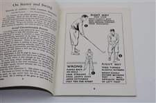 Rights And Wrongs of Golf' Bobby Jones Booklet