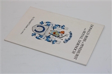 1973 Donald Ross of Pinehurst & Dornoch First Edition Booklet by Donald Grant