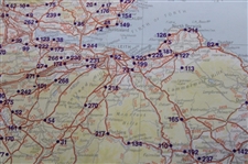 Map of Golf Courses in Scotland by John Bartholomew
