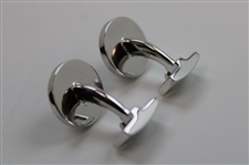 2016 Ryder Cup Hazeltine Presentation Enamel & Chrome Plated Round Cufflinks