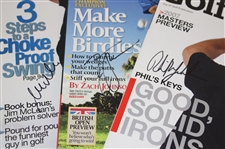 Masters Champions Phil Mickelson, Mike Weir & Zach Johnson Signed Golf Digest Magazines JSA ALOA