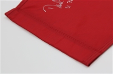 David Toms Signed 2001 PGA Championship at Atlanta Athletic Club Embroidered Flag JSA ALOA