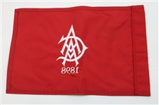 David Toms Signed 2001 PGA Championship at Atlanta Athletic Club Embroidered Flag JSA ALOA