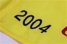 Retief Goosen Signed 2004 Tour Championship Used Hole #7 Flag w/COA & JSA ALOA