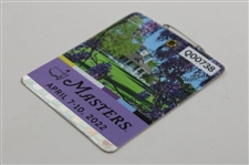 2022 Masters Tournament SERIES Badge #Q00738 - Scottie Scheffler Winner