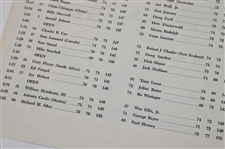 1963 Masters Tournament Friday & Saturday Pairing Sheets - Jack's First Masters Win