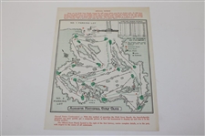1963 Masters Tournament Friday & Saturday Pairing Sheets - Jack's First Masters Win
