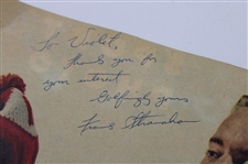 Frank Stranahan Signed Photo Getting A Club From His Bag JSA ALOA