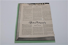 Frank Stranahan Signed Photo Getting A Club From His Bag JSA ALOA