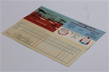 Jay Herbert Signed Firestone Country Club Scorecard - 1960 PGA Champ Win Site JSA ALOA