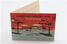 Jay Herbert Signed Firestone Country Club Scorecard - 1960 PGA Champ Win Site JSA ALOA