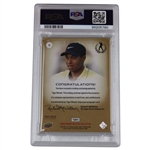 Tiger Woods Signed 2013 Upper Deck Master Collection Gold Ink #1/1(!) Card PSA 9 Auto 9
