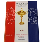 1959 Ryder Cup at Eldorado CC Palm Springs Town & Club Magazine Special Program