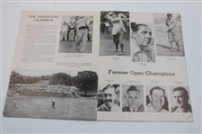 1948 US Open Championship at Riviera CC Program - Ben Hogan’s 1st Open