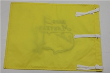 Arnold Palmer Signed 2009 Masters Tournament Embroidered Flag JSA ALOA